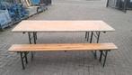 16x picknicktafel 220x80 cm, Tuin en Terras, Ophalen, Gebruikt, Fleur@timeout.nl, Time Out
