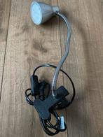 Stijlvolle bureaulamp grijs, Ophalen of Verzenden, Zo goed als nieuw, Metaal, Minder dan 100 cm