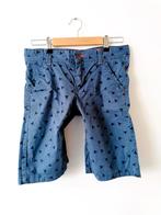 HEMA blauwe korte broek short met insecten, maat 158/164, Broek, Gebruikt, Ophalen of Verzenden, Hema