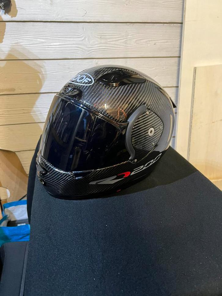 Roof ro200 carbon motorhelm, Motoren, Kleding | Motorhelmen, Heren, Jethelm, M, Overige merken, Tweedehands, Ophalen of Verzenden
