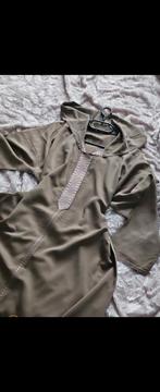 Mooie Marokkaanse Djellaba, Kleding | Dames, Maat 38/40 (M), Bruin, Ophalen of Verzenden, Zo goed als nieuw