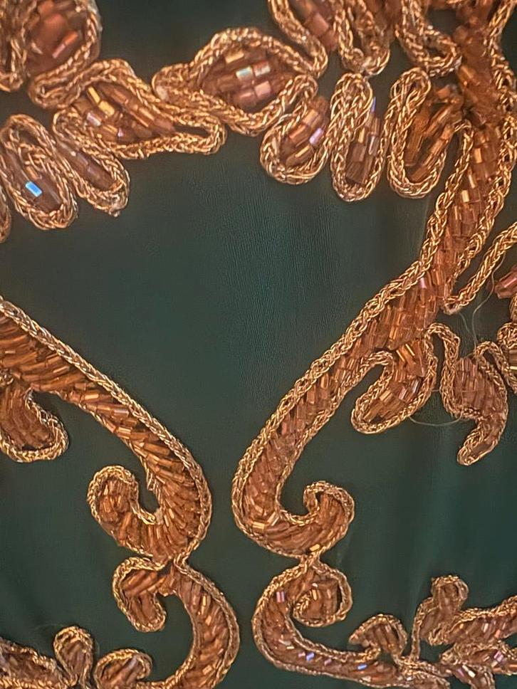 Takchita & Kaftan te koop, Kleding | Dames, Jurken, Gedragen, Maat 38/40 (M), Oranje, Onder de knie, Ophalen of Verzenden