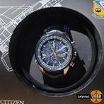Citizen Eco-Drive World Chronograph WR200 Blue Angels, Sieraden, Tassen en Uiterlijk, Horloges | Heren, Zo goed als nieuw