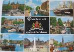 Groeten uit Amsterdam - gekarteld - 1967, Verzenden, 1960 tot 1980, Gelopen, Noord-Holland