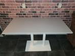 2 Pedrali designtafels grijs/wit afm.(hxbxd) 76x140x70 cm., Huis en Inrichting, Tafels | Eettafels, Ophalen, Gebruikt, 100 tot 150 cm
