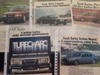 5 verschillende Saab advertenties - Italiaans in kleur, Ophalen of Verzenden, Zo goed als nieuw, Auto's