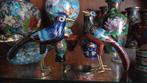 Cloisonné Vogelpaar, Antiek en Kunst, Ophalen of Verzenden