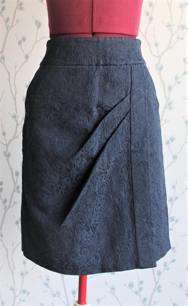 MANOUSH Blauw Gobelin-Achtig Rokje maat 38=36 (Nieuw), Kleding | Dames, Rokken, Nieuw, Maat 36 (S), Blauw, Boven de knie, Ophalen of Verzenden
