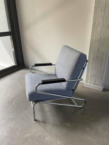 Vintage fauteuil chroom  jaren 60 space age beschikbaar voor biedingen