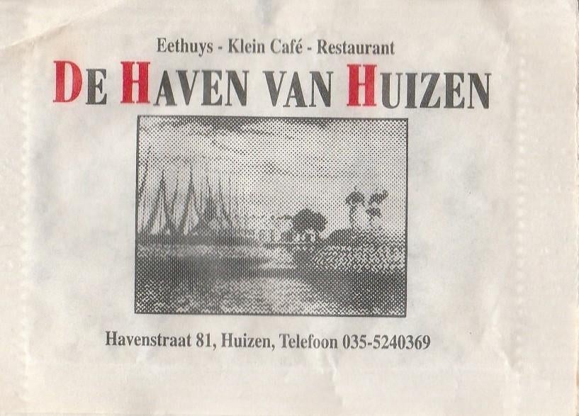 De Haven van Huizen - Havenstraat eethuys, Ophalen of Verzenden