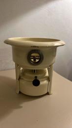 Emaille creme brocante petroleumstel, Ophalen