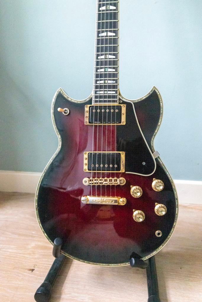 Yamaha SG3000 - Wineburst - 1985, Muziek en Instrumenten, Snaarinstrumenten | Gitaren | Elektrisch, Gebruikt, Solid body, Overige merken