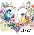 Servetten decoupage/bullet journal * vogels L1727, Verzenden, Nieuw, Materiaal