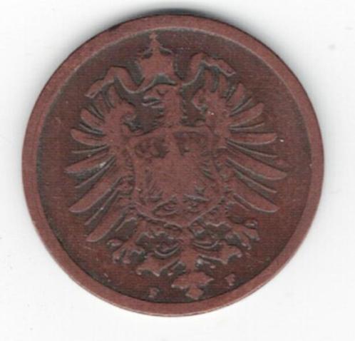 25-874 Duitsland 2 pfennig 1875F, Postzegels en Munten, Munten | Europa | Niet-Euromunten, Losse munt, Duitsland, Verzenden