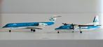 KLM Fokker F50 & F70 Herpa, Verzamelen, Luchtvaart en Vliegtuigspotten, Ophalen of Verzenden, Zo goed als nieuw, Schaalmodel