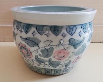 Pion roos chinese bloempot D=20cm groen roze 1 stuk beschikbaar voor biedingen