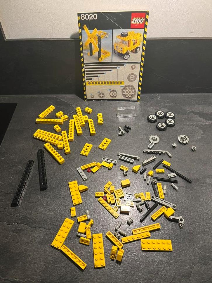 Lego Partij Technic Set 8020 Building Set COMPLEET, Kinderen en Baby's, Speelgoed | Duplo en Lego, Zo goed als nieuw, Lego, Complete set