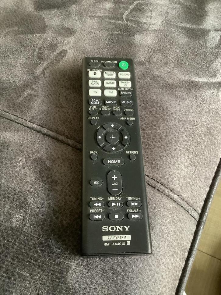 Sony RMT-AA401U Afstandsbediening voor Versterker, Audio, Tv en Foto, Afstandsbedieningen, Zo goed als nieuw, Origineel, Receiver of Versterker