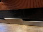 Ikea Bestå TV Meubel - Zwart/Bruin, Lichtgrijs/Beige, Ophalen, Gebruikt, 25 tot 50 cm, Minder dan 100 cm