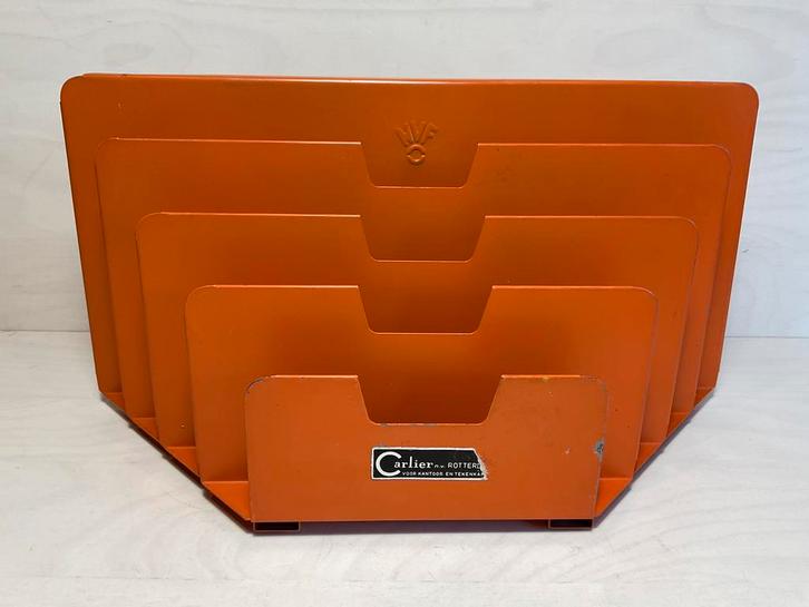 NVF brievenstandaard oranje, Diversen, Bureau-accessoires, Gebruikt, Ophalen of Verzenden