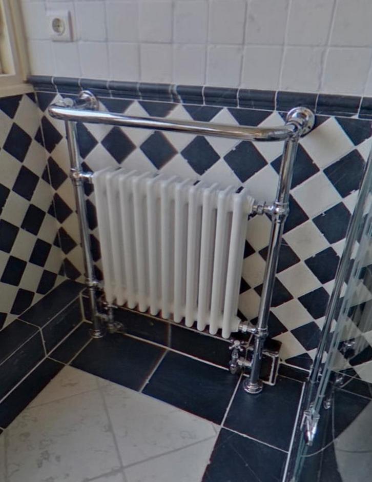 Heritage Clifton klassieke radiator chroom, Doe-het-zelf en Verbouw, Verwarming en Radiatoren, Zo goed als nieuw, Radiator, 80 cm of meer