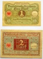 Duitsland 1 en 2 mark 1920, Postzegels en Munten, Duitsland, Verzenden