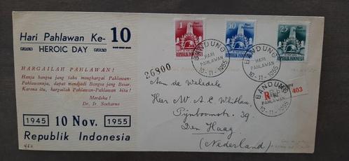 Cees-Indonesië 1955, Postzegels en Munten, Postzegels | Azië, Gestempeld, Zuidoost-Azië, Ophalen of Verzenden
