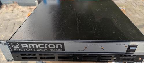 Crown MicroTech 1000 Eindversterker, Audio, Tv en Foto, Versterkers en Receivers, Zo goed als nieuw, Stereo, 120 watt of meer