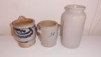 Keulse zoutpot, oude inleg of inmaakpotten, Antiek en Kunst, Antiek | Keukenbenodigdheden, Ophalen of Verzenden