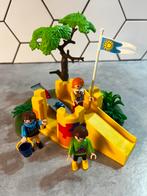 Playmobil kinder speeltuin glijbaan wipwap poppetjes, Playmobil.com, Ophalen of Verzenden, Zo goed als nieuw, Onbekend