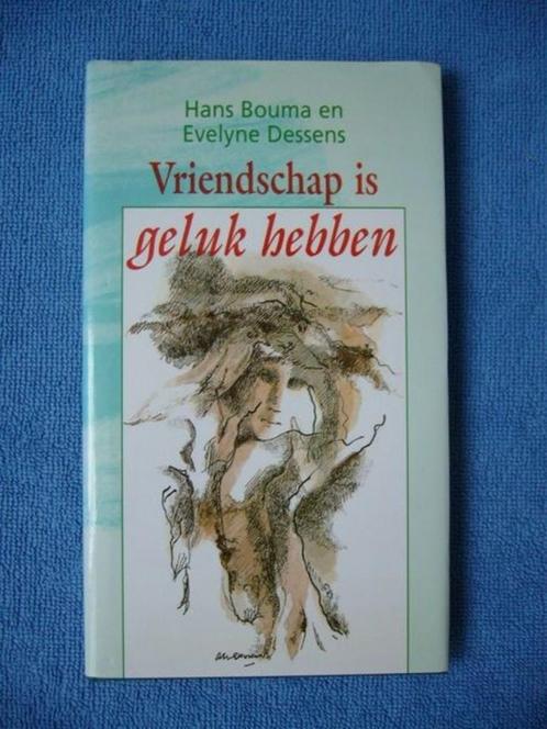 Vriendschap is geluk hebben Hans Bouma en Evelyne Dessens, Boeken, Gedichten en Poëzie, Zo goed als nieuw, Ophalen of Verzenden