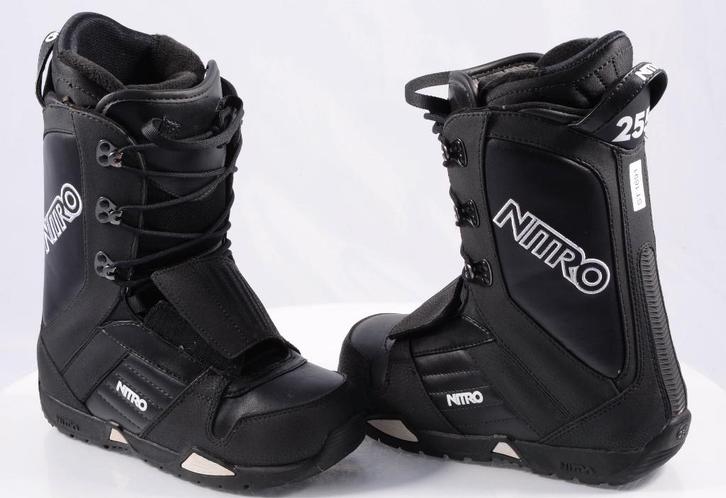 36,5 37 EU snowboard schoenen NITRO, black/white, Sport en Fitness, Snowboarden, Gebruikt, Schoenen, Ophalen of Verzenden