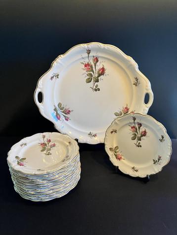 Rosenthal porselein Pompadour gebaksset (Reyshof) beschikbaar voor biedingen