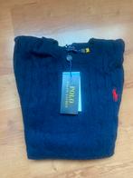 Ralph Lauren Kabelgebreide Trui Marineblauw, Maat 38/40 (M), Blauw, Nieuw, Ophalen of Verzenden