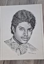 Tekening van Michael Jackson uit 1984, Verzamelen, Posters, Ophalen of Verzenden, Zo goed als nieuw, Muziek