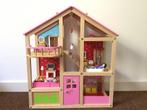 Houten poppenhuis hema, Ophalen, Zo goed als nieuw, Poppenhuis