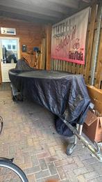 Leuke polyester toer /vis boot 3m met 2 motoren en trailer, Ophalen, Gebruikt
