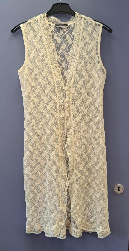 Donna Due Venducci lange kanten gilet vestje kimono XL 49111, Kleding | Dames, Truien en Vesten, Zo goed als nieuw, Maat 46/48 (XL) of groter