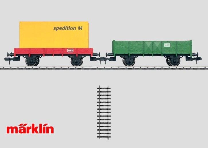Märklin Maxi uitbreidingsset, Hobby en Vrije tijd, Modeltreinen | Overige schalen, Nieuw, Wagon, Wisselstroom, Märklin, Ophalen of Verzenden