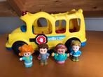 Fisher-Price LittlePeople schoolbus, Kinderen en Baby's, Speelgoed | Fisher-Price, Ophalen of Verzenden, Gebruikt, Speelset, Met geluid