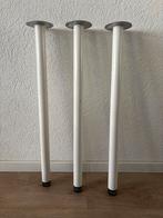 IKEA VIKA ADILS Tafelpoten Wit (3 stuks), Huis en Inrichting, Ophalen, Tafelpoot, Gebruikt, 50 tot 100 cm