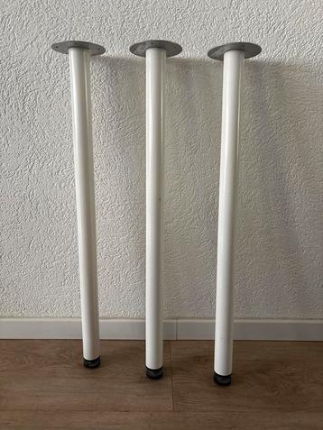 IKEA VIKA ADILS Tafelpoten Wit (3 stuks) beschikbaar voor biedingen