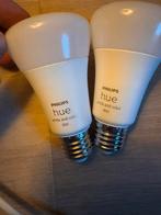 Philips hue E27 white and color 800 lumen 2 stuks, Huis en Inrichting, Lampen | Losse lampen, Led-lamp, Minder dan 30 watt, Zo goed als nieuw