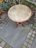 Antiek vol houten wijntafeltje foto 1 t/m 3, Antiek en Kunst, Ophalen