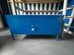 Ikea lockerkast blauw metaal, Huis en Inrichting, Kasten | Lockerkasten, Ophalen, Gebruikt