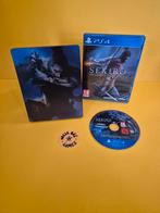 Sekiro Shadows Die Twice + Steelbook, Spelcomputers en Games, Games | Sony PlayStation 4, Avontuur en Actie, Vanaf 18 jaar, 1 speler