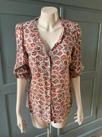 Fabienne Chapot blouse mt. 36 / S met leuke print, Ophalen of Verzenden, Zo goed als nieuw, Maat 36 (S)