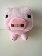 Knuffel varken, big 18 cm / Minecraft, Ophalen of Verzenden, Zo goed als nieuw, Overige typen