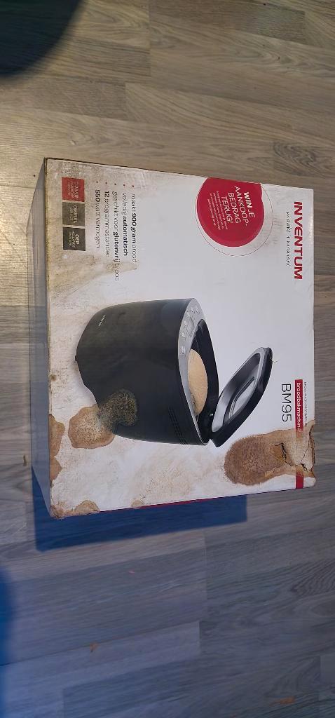 Inventum BM95 - Broodbakmachine, Witgoed en Apparatuur, Broodbakmachines, Nieuw, Met timer, 800 tot 1200 gram deeg, Kijkvenster