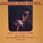 Jacques Brel - Mijn vlakke land LP, Ophalen of Verzenden, Zo goed als nieuw, 12 inch